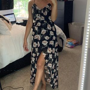Wet Seal Floral Design hi-low dress